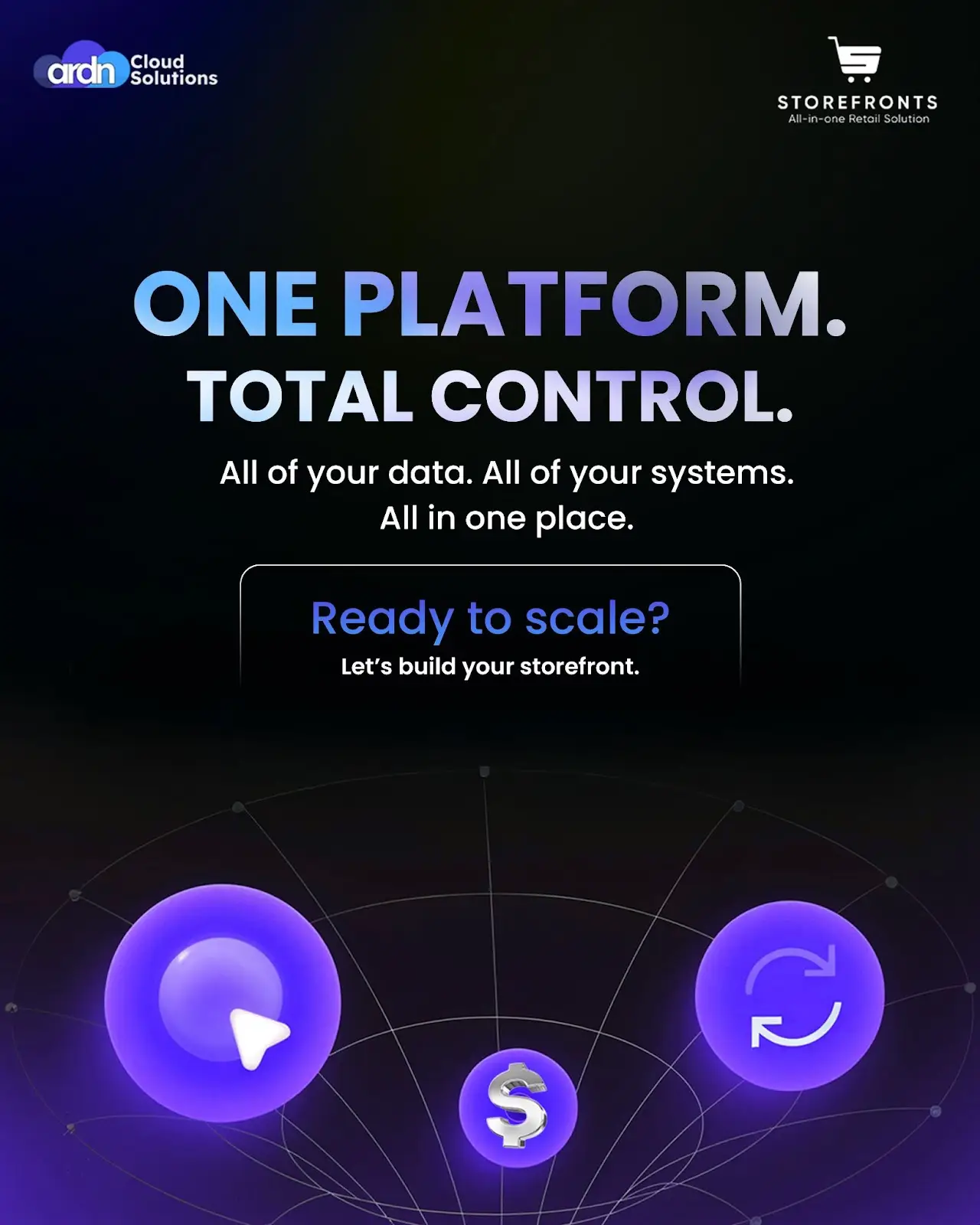 ardncloudsolutions storefronts one platform